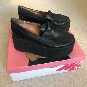 JEFFREY CAMPBELL “WELLER” FLATFORM LOAFERS